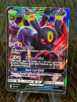 UMBREON GX ~ 80/149 ~ Pokemon TCG: SUN & MOON - Image 1
