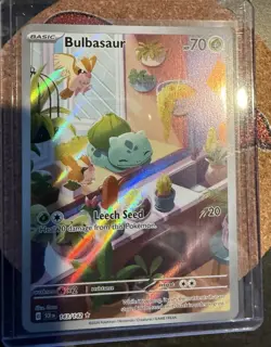 Pokemon Bulbasaur Sv07: Stellar Crown 143/142 Holo Illustration Rare TCG Card - Image 1