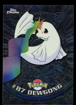 Pokemon Card - Dewgong Topps Chrome TV Animation Edition 87 Holo Aurora Beam - Image 1