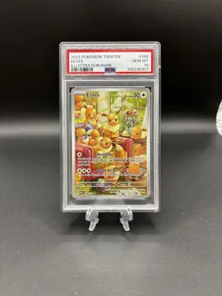 Pokemon Eevee 188/167 Sv06: Twilight Masquerade Holo PSA 10 - Image 1
