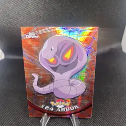 2000 Topps Chrome Pokemon Arbok #24 Chrome Spectra - Image 2