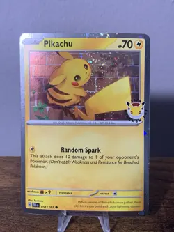 Pikachu Pokemon Day 2026 051/162 30th Anniversary Promo Pokemon TCG - Image 1