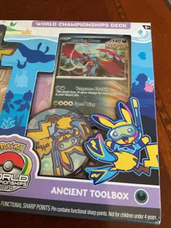 Pokemon 2024 World Championship Deck Ancient Toolbox Sakura Ota Box sealed Box - Image 4