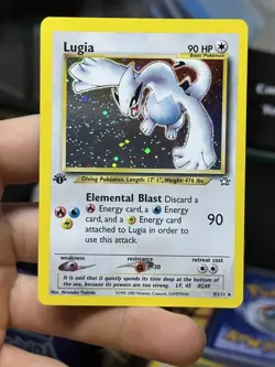 1st Edition Lugia 9/111 Neo Genesis 2000 Holo Rare WOTC Pokemon Card TCG - Image 3