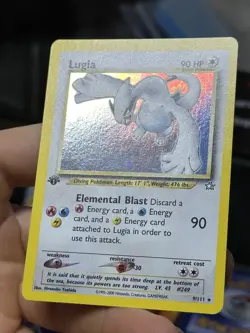 1st Edition Lugia 9/111 Neo Genesis 2000 Holo Rare WOTC Pokemon Card TCG - Image 5