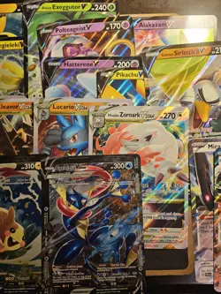 Pokemon Jumbo Card Lot 35+ - Mewtwo V-UNION, Rayquaza VMAX, Charizard V - Image 5