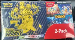 Pokemon Surging Sparks Elite Trainer Box + Booster Bundle – 2-Pack (Sealed) - Image 1