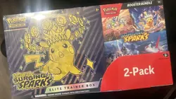 Pokemon Surging Sparks Elite Trainer Box + Booster Bundle – 2-Pack (Sealed) - Image 2
