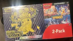 Pokemon Surging Sparks Elite Trainer Box + Booster Bundle – 2-Pack (Sealed) - Image 3