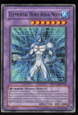Elemental Hero Aqua Neos POTD-EN031K Konami Redemption Replacement Yu-Gi-Oh - Image 1