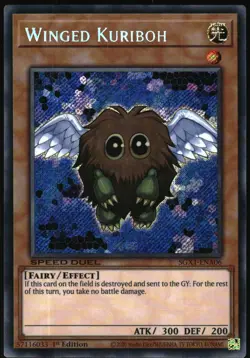 Yu-Gi-Oh! - Winged Kuriboh 2022 SGX1-ENA06 Secret Rare 1st Edition - Image 1