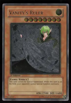 Vanity's Ruler (UTR) CDIP-EN024 Ultimate Rare 1st Edition Yu-Gi-Oh - Image 1