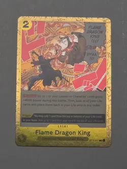 One Piece Card Game Flame Dragon King ST13-017 Ultra Deck Common Foil English - Image 1