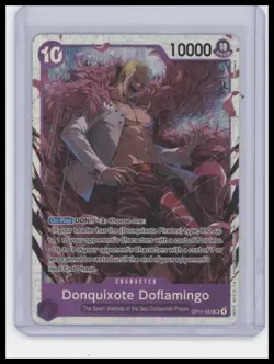 The Azure Sea's Seven #OP14-069 Donquixote Doflamingo SR Super Rare One Piece - Image 1