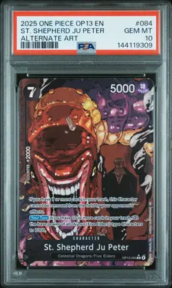 2025 ONE PIECE OP13-CARRYING ON HIS WILL ALT ART ST. SHEPHERD JU PETER PSA 10 - Image 1