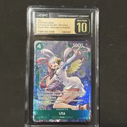 2025 ONE PIECE OP13-CARRYING ON HIS WILL ALTERNATE ART #023 UTA CGC PRISTINE 10 - Image 1