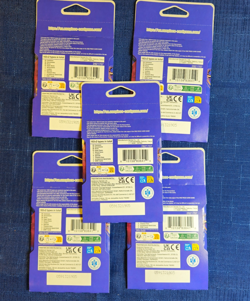 5x One Piece OP14 -THE AZURE SEA’S SEVEN -Sleeved Blister Booster Packs Lot of 5 - Image 2