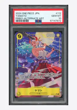 One Piece PSA 10 Yamato SR Alternate Art 2024 OP04-112 PRB01 Japanese - Image 1