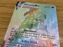 Pokemon Alcremie VMAX TCG Shining Fates Holo Card 073/072 Secret - Image 2