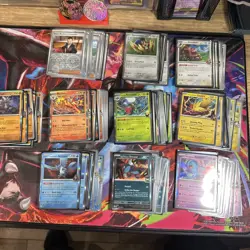 Pokemon (107 Cards) Destined Rivals Rare Holo Reverse Holo See Pics - Image 1