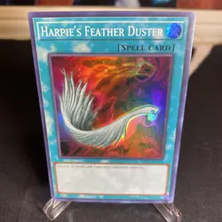 Harpie's Feather Duster Super Rare 1st Edition Mint YuGiOh Card EGS1-EN022 MINT - Image 2