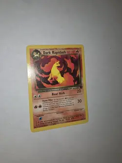 Dark Rapidash 44/82 Pokemon Card 2000 Team Rocket LP - Image 3