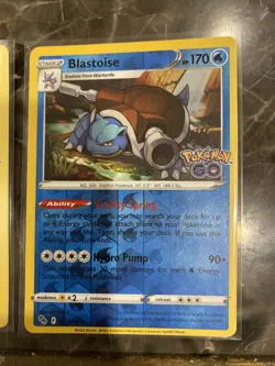 Pokemon TCG Blastoise and Venusaur Holo Rare Card From Pokemon Go NM - Image 2