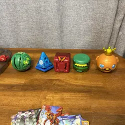 Large Bakugan Lot Deka Cards Brawlers Arenas Hexagons Cores Magnetic Cards - Image 3