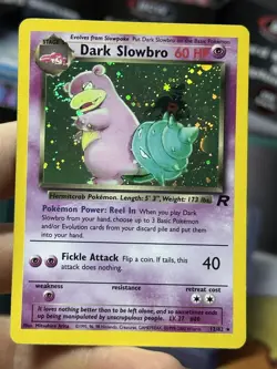 Dark Slowbro 12/82 Magneton 11/82 Team Rocket 2000 Vintage Pokemon Card Lot WOTC - Image 3