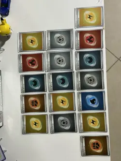 🌀 40 Total Cards 17 SWIRLS 🌀 Cosmos Holo Energy SV 151 NM Pokemon Set Lot - Image 2