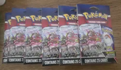 2024 Pokemon TCG Mystery Pack w/ Foil Card , Pack New Sealed* 25 Cards Lot Of 6 - Image 1