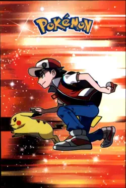 Pokemon Electric Pikachu Card Database Ash and Pikachu Cracked Ice Holo - Image 1