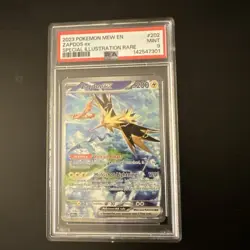 ZAPDOS EX 202/165 PSA 9 POKEMON 151 SIR POKEMON CARD HOLO ENGLISH - Image 1