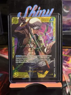 One Piece CCG Trafalgar Law Royal Blood Foil Card OP10-119 SEC - Image 1