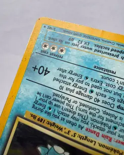 Blastoise Holo Rare - Base Set 002/102 - Vintage Pokemon Card - HP - Image 5