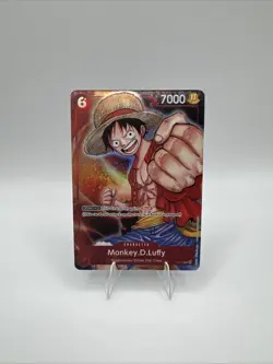 🏴‍☠ One Piece Is Real Monkey D Luffy P-001 Card Is 🔥 Crazy Texture Strawhat🏴 - Image 1