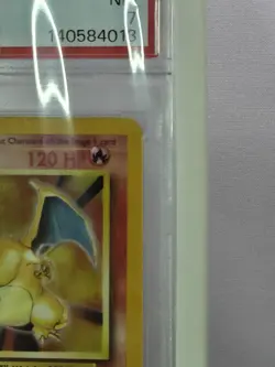 Pokemon 1999 Base Set Charizard Holo Rare #4/102 PSA 7 English TCG Card W/case - Image 2