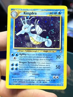 Misty's Seadra 9/132 Gym Kingdra 8/111 Neo 2000 Vintage Pokemon Card Lot WOTC - Image 3