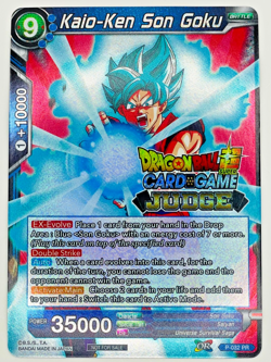 Kaio-Ken Son Goku | P-032 PR | JUDGE Promo Foil | Dragon Ball Super Card Game LP - Image 1