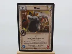 WARLORD Saga of the Storm CCG Elf Character Card ALESSA 18/78 #1045 - Image 1