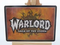WARLORD Saga of the Storm CCG Necromancers Weapon Item Card STAFF - Image 2