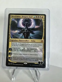 MTG Magic Nicol Bolas, Dragon-God (207/330) War of the Spark NM - Image 1