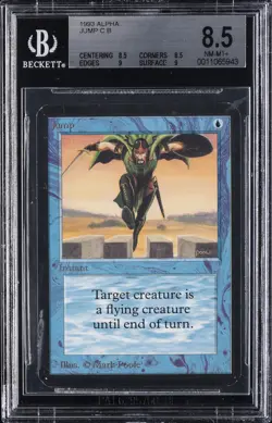 1993 MAGIC THE GATHERING ALPHA C B JUMP BGS 8.5 - Image 1