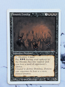 MTG - Demonic Hordes - Revised - MP/LP - Image 2