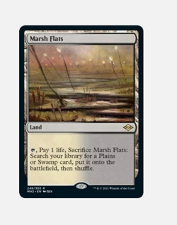 Magic The Gathering MTG MARSH FLATS Modern Horizons 2 NM Near Mint - Image 1