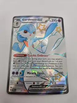 Pokemon TCG Gardevoir EX Special Illustration Paldean Fates Card 217/091 - Image 1