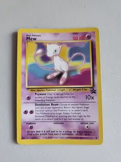 Mew 8 Wotc Promo Regular MP Moderately Played Pokemon - Image 1