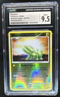 2006 Pokemon EX Holon Phantoms Electrike Reverse Holo #64/110 CGC 9.5 - Image 1