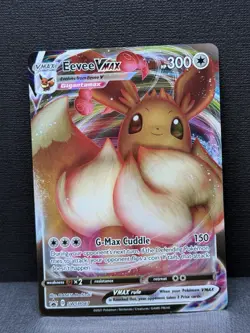 2021 Pokemon TCG Eevee VMAX SWSH087 Black Star PROMO Card - Image 1