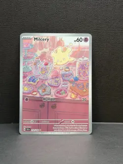Pokemon Stellar Crown Milcery 152/142 Illustration Rare - Image 1